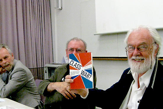 v.l.n.r.: Prof. Winfried Fluck, Direktor der Graduate School of North American Studies, Prof. Paul S. Boyer von der University of Wisconsin-Madison und Prof. David Harvey von der City University of New York