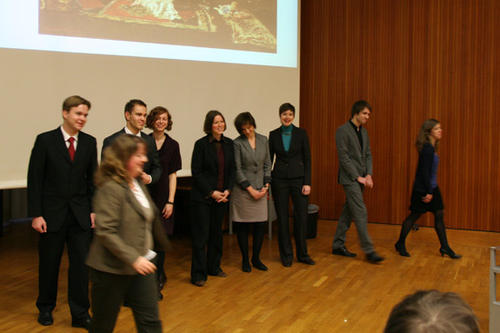 Die zehn neuen Doktoranden der Graduiertenschule beginnen mit der Arbeit an ihren Dissertationsprojekten