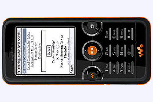 Literaturrecherche per Mobiltelefon