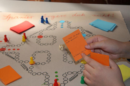 Wie heißt die Hauptstadt Spaniens? – Spielerisch machten sich die Schüler mit der Geschichte, Politik und Kultur Spaniens vertraut