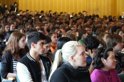 Mehr als 10.000 Schüler nahmen an den "inFU.tagen" teil, um sich über Studienmöglichkeiten an der Freien Universität zu informieren