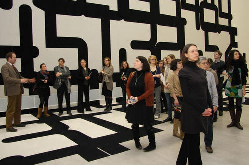 Besuch in der Ausstellung „J. Mayer H. RAPPORT. Experimentelle Raumstrukturen“, Berlinische Galerie 2011, © J. Mayer H.