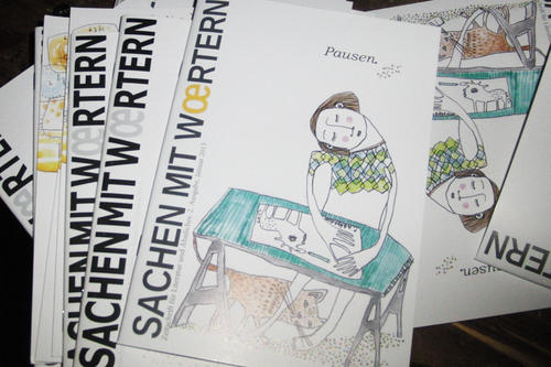 Die zweite Ausgabe des Literaturmagazins „Sachen mit Woertern“ fand nicht nur bei der Release-Party im Café „Shangl Hangl“ großen Anklang.