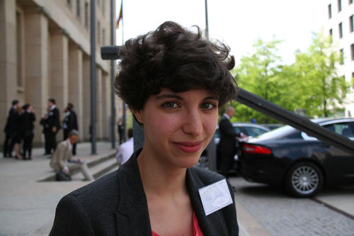 Ob sie später selbst einmal im Bereich der Europapolitik arbeiten wird, hält sich die 19-jährige Studentin Pilar Caballero Alvarez noch offen.