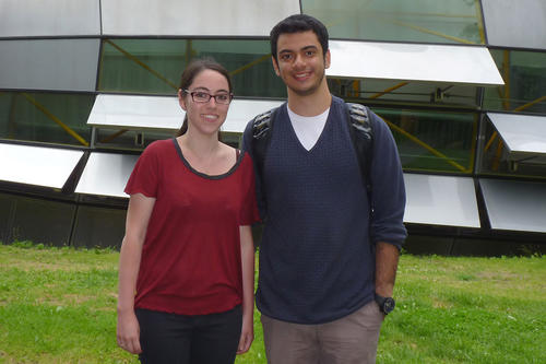 Rebekka Toder und Onur Kibar haben beim Austausch-Programm zwischen der Freien Universität Berlin und der Sabanci-Universität Istanbul nicht nur Wissen erworben, sondern auch viele neue Kontakte geknüpft.