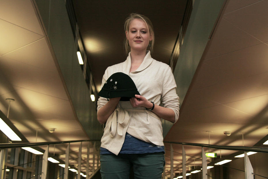 Eine der Gipfelstürmerinnen des "Uni Wanderclub Berlin" ist Britta Wittchow. Die Studentin der Freien Universität ist gleichzeitig auch eine Organisatorin des Vereins.