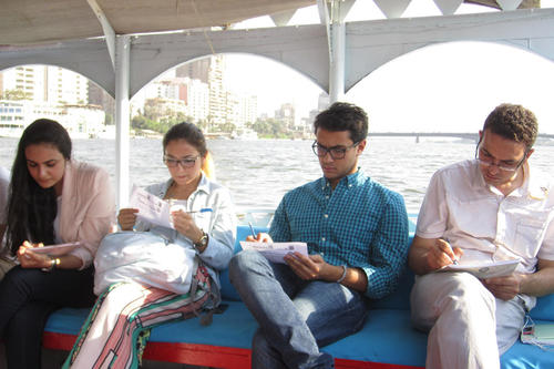 Voneinander lernen:  Bei der Summer School in Kairo im vergangenen Jahr war der Wandel durch den Arabischen Frühling 2011 das zentrale Thema.