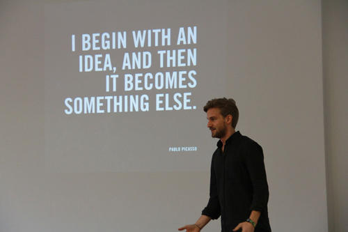 Ideen entwickeln und weiterverfolgen sind Ziele des Seminars „DRS ProGründung“. Zu den Referenten im ersten Durchgang zählte Frederik Kraft vom Lehrstuhl für Innovationsmanagement und Entrepreneurship an der Universität Potsdam.