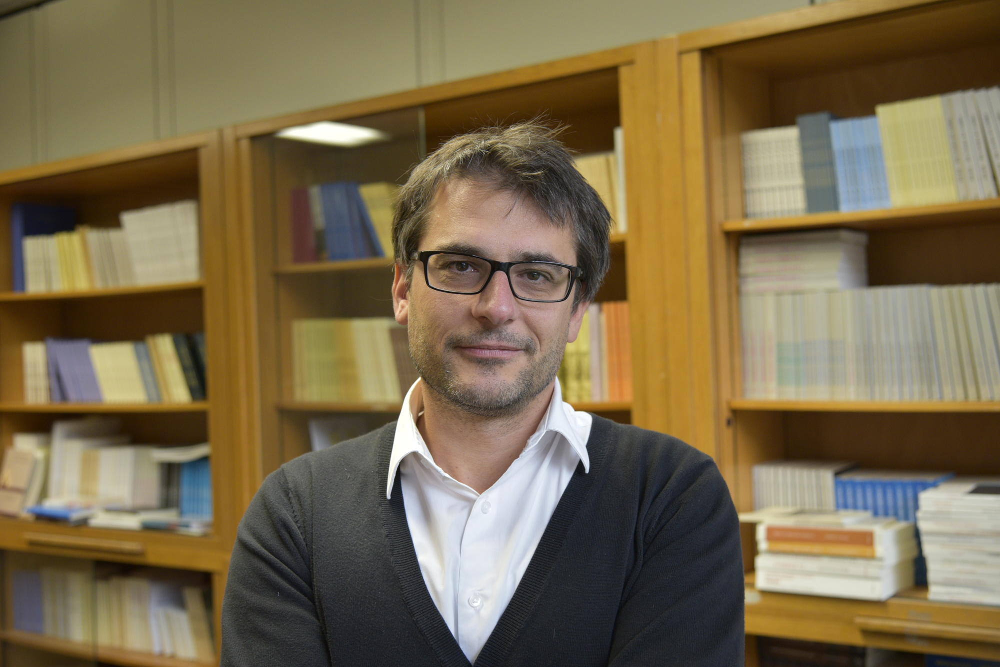 Konstantinos Kosmas vom Centrum Modernes Griechenland ist zuständig für die Vortragsreihe "Griechenland unter deutscher Besatzung (1941-1944)".