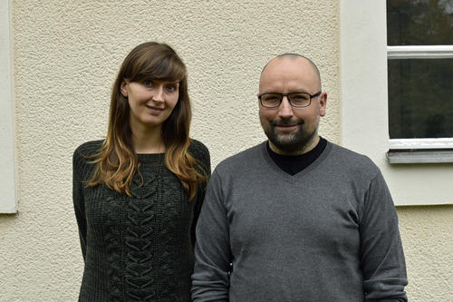 Lydia Ziebell und Tomasz Stompor von der Dahlem Research School haben den Tag der Promotion organisiert.