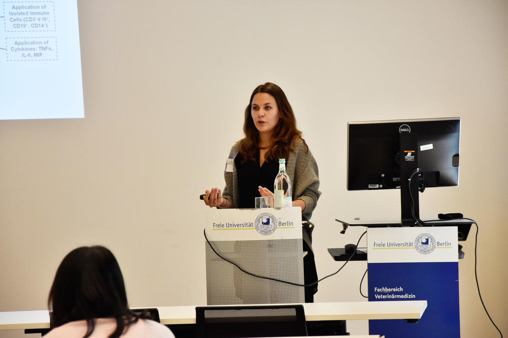 Alexandra Damerau präsentierte ihr Dissertationsthema zum zweiten Mal vor einem wissenschaftlichen Kollegium – und war vorher immer noch nervös.