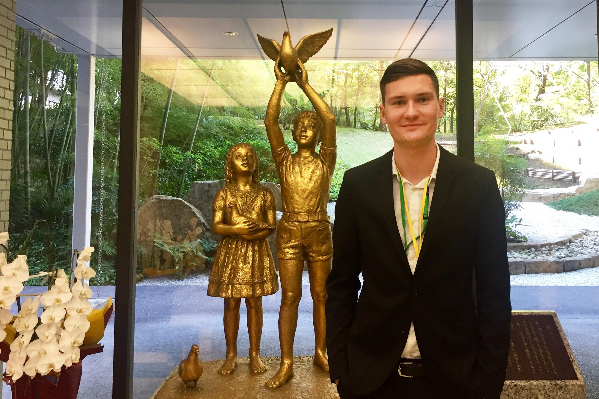 Im japanischen Außenministerium wurden die Studierenden von einem Regierungsvertreter offiziell willkommen geheißen.