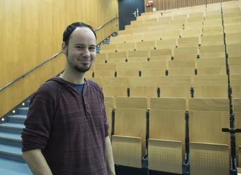 Der Doktorand Clemens Scholtysik hat  die Vorlesung in Bild und Film festgehalten.