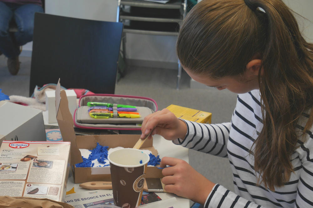 Die Miniaturstadt entstand im Rahmen eines Workshops bei der SchülerUni im vergangenen Jahr.