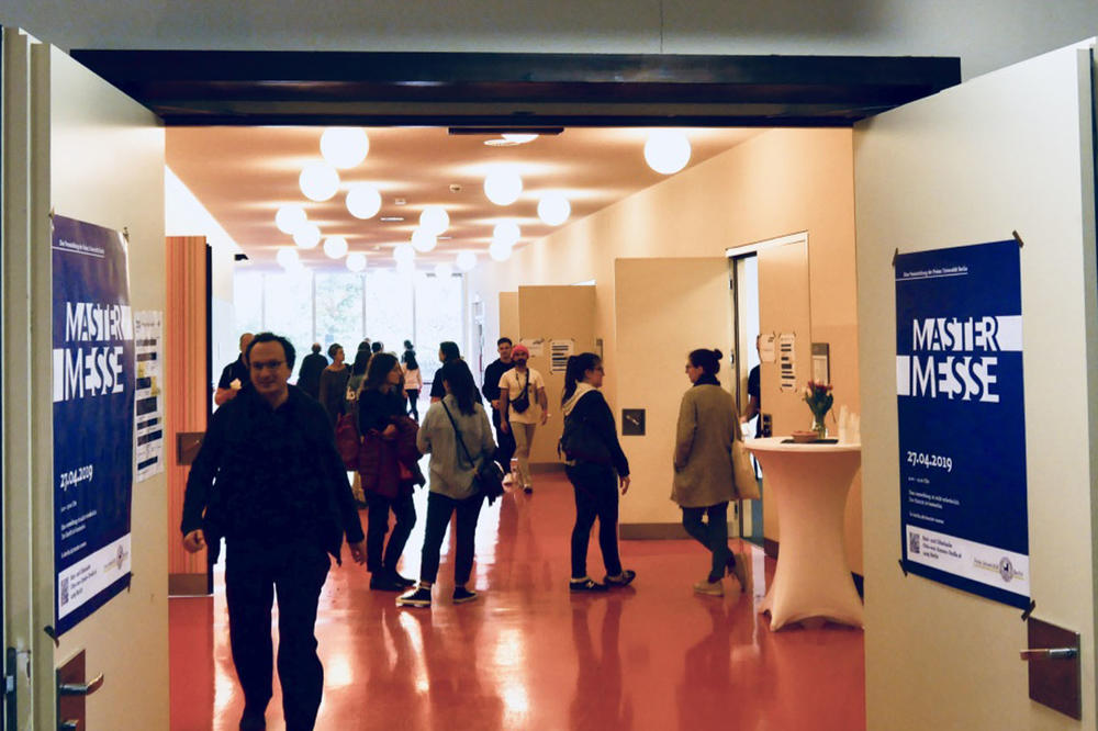 Stieß deutschlandweit auf Resonanz: die erste Master-Messe an der Freien Universität Berlin.