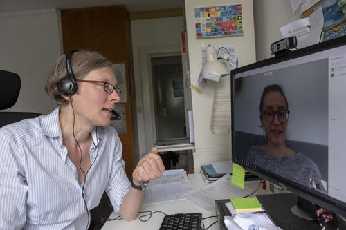 Der Beratungsbedarf zum Thema Online-Lehre ist in die Höhe geschnellt: Das hat auch Karoline von Köckritz vom CeDiS-Team gemerkt.