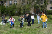 Frisches Nass. Ums Grundwasser ging es im Workshop der Fachrichtung Hydrogeologie.