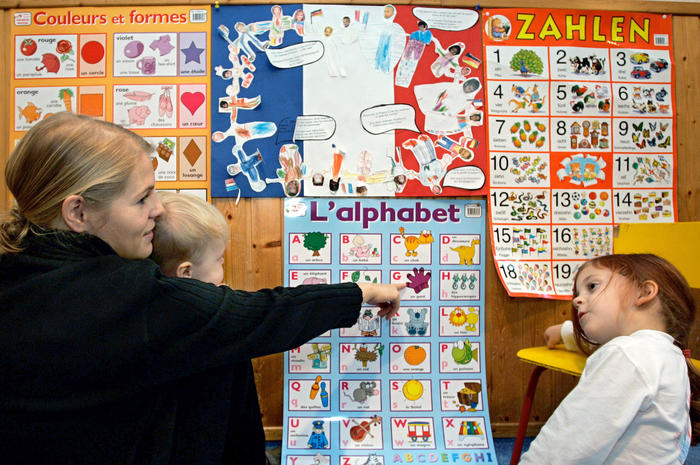 Französisch schon im Kindergarten. Im Saarland soll bis zum Jahr 2043 neben der deutschen Sprache das Idiom des Nachbarlandes als zweite Verkehrs- und Umgangssprache etabliert werden.