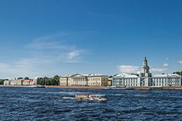 Die Staatliche Universität St. Petersburg heute – der Vertrag, der vor 50 Jahren geschlossen wurde, war der erste Partnerschaftsvertrag zwischen einer Universität der Bundesrepublik und West-Berlins und einer sowjetischen Universität.