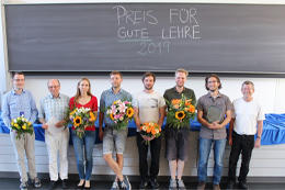 Studierende der Biologie, Chemie, Biochemie und Pharmazie vergaben „Preise für gute Lehre“ an besonders engagierte Dozentinnen und Dozenten ihres Fachs.