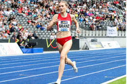 Bei den „Finals – Berlin 2019“ am 4. August siegte Caterina Granz über 1500 Meter – erst kurz zuvor hatte die Psychologiestudentin von der Freien Universität bei der Sommer-Universiade in Neapel Gold geholt