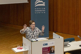 Die Philosophin Seyla Benhabib hielt am Dahlem Humanities Center der Freien Universität die Hegel Lecture 2019