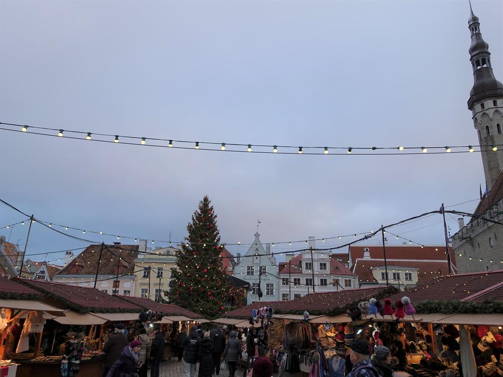 Der Weihnachtsmarkt in Tallinn