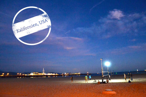 In Santa Barbara, im Süden Kaliforniens, ist es selbst zu dieser Jahreszeit noch warm genug, um abends am Strand eine Runde Volleyball zu spielen.