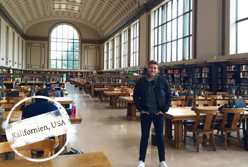 Mit den „Finals“ am kommenden Montag schließt Louis Potthoff sein erstes Berkeley-Semester ab - und freut sich schon auf das zweite.