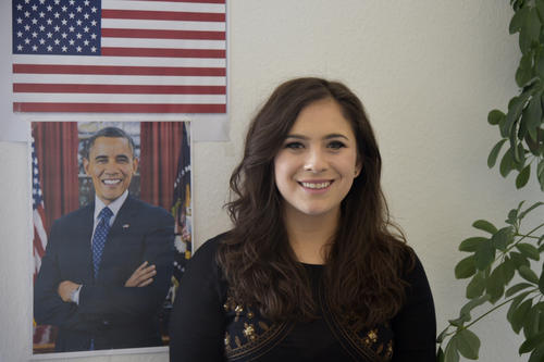 Mit Barack Obamas Auftritt in Berlin im Sommer 2008 habe alles angefangen, erzählt Maritza Kompatzki bei ihrem Besuch in der Pressestelle der Freien Universität: Seine Rede habe sie „politisiert“.