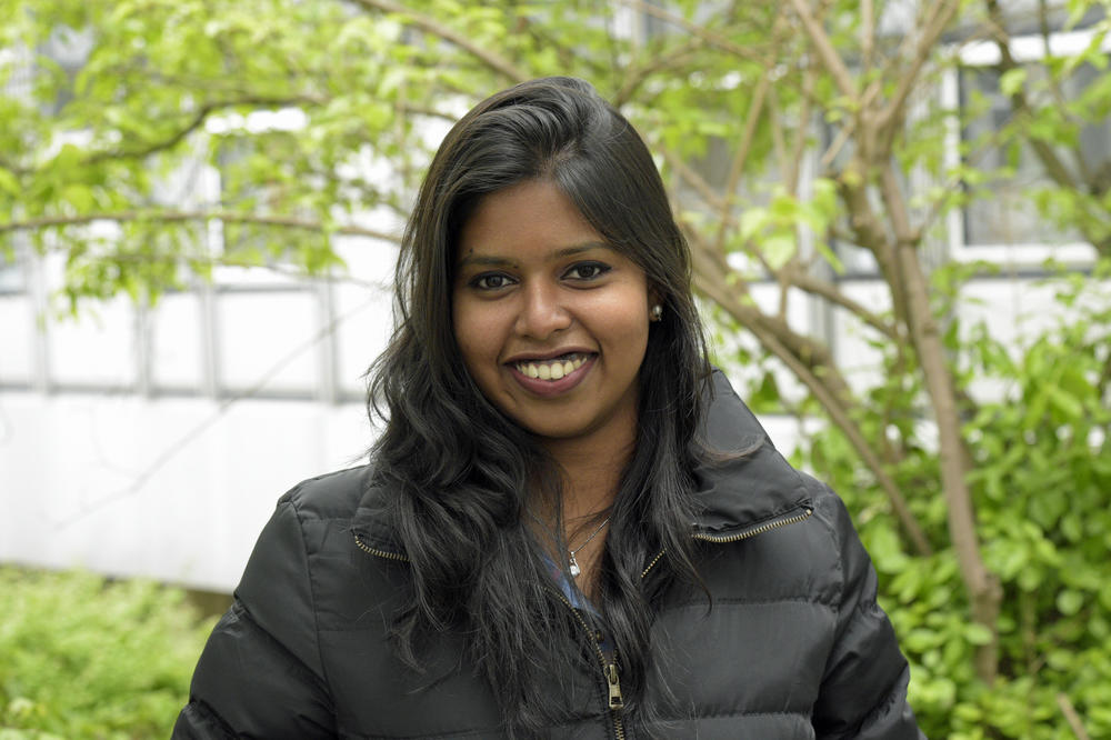 Manju Parameswaran im Mai 2016 an der Freien Universität.