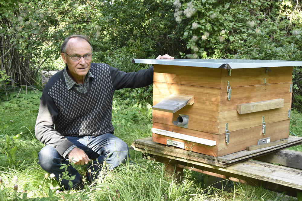 Randolf Menzel nutzt Bienenvölker, um Veränderungen der Umweltbelastung zu untersuchen. Die Bienen dienen dabei auch als Indikator für den Zustand von Ökosystemen.