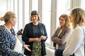 v.l.n.r.: Nadine Burda-Martin, Merle Büter, Angela Streckenbach, Gerke Schlickmann-Ringswandl
