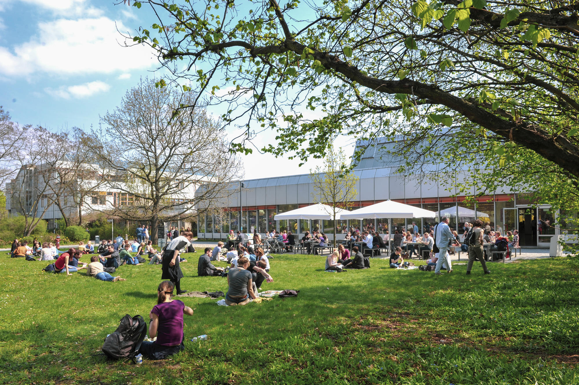 Der Campus der Freien Universität in Dahlem