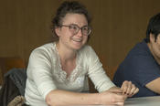 At the graduate center’s opening event, doctoral students talked about ways to get information and connect with different networks.