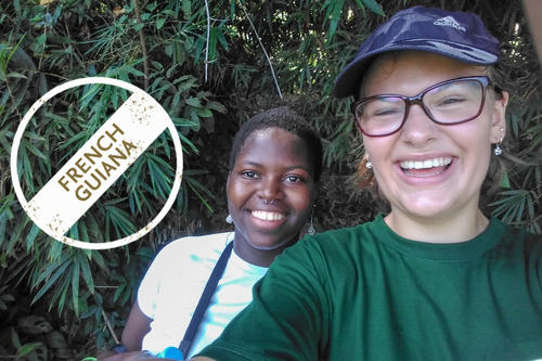 Davia Rosenbaum is reporting from Cayenne, French Guiana. She already knows a few people there.
