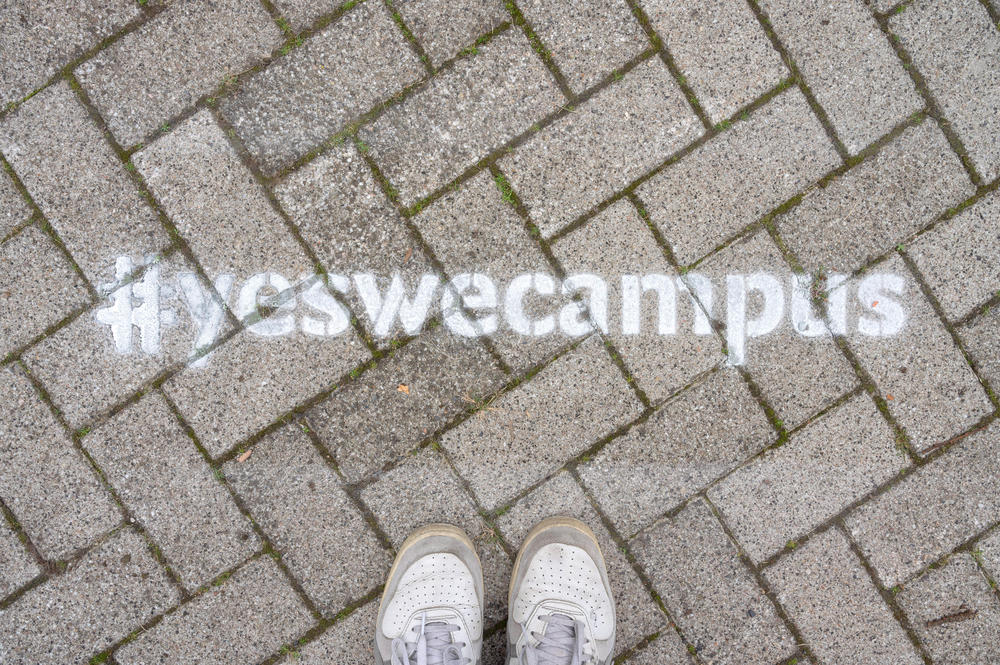 Follow the hashtag: #yeswecampus will lead you straight to Freie Universität Berlin.
