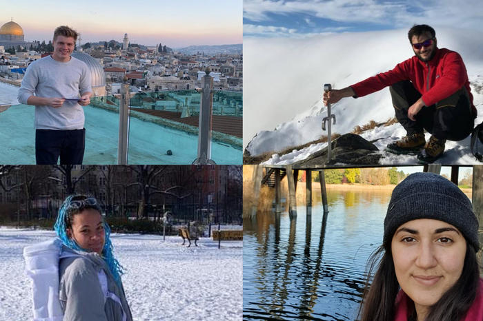 Alex, Pietro, Louise, and Teresa are in college far away from home. In video interviews, they describe how that feels.