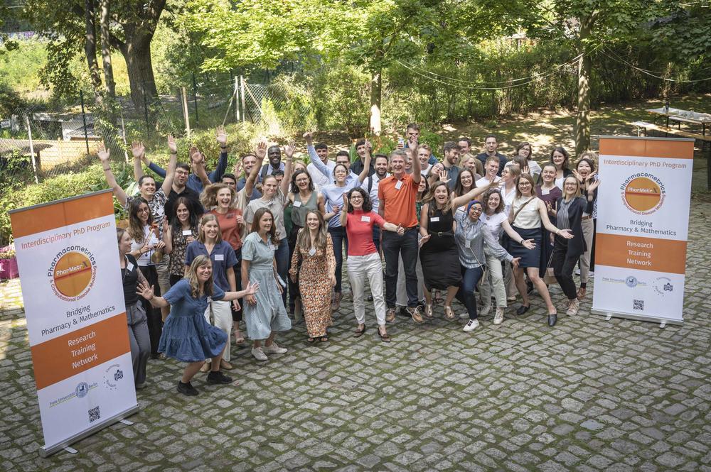 The PharMetrX network continues to grow year after year. Group photo from the PharMetrX alumni event in September 2023 in honor of the program’s fifteenth anniversary.