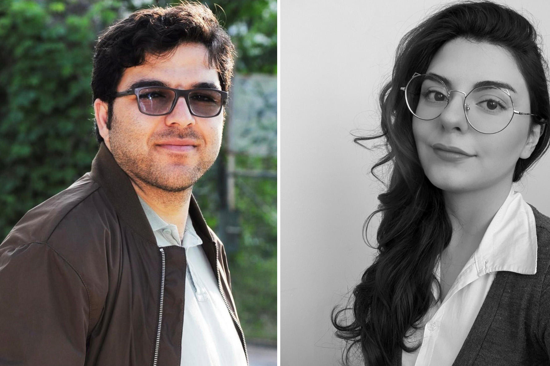 Shahhussain Rasuli (left) and Aya Boudaka: Two of the seventy-five participants currently enrolled in the Welcome@FUBerlin program.