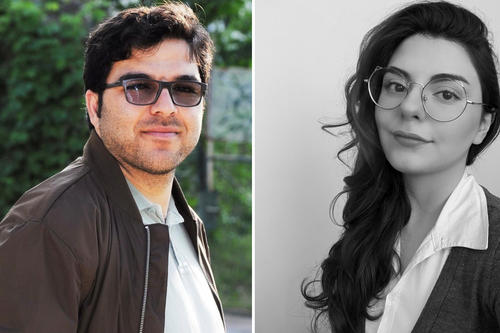 Shahhussain Rasuli (left) and Aya Boudaka: Two of the seventy-five participants currently enrolled in the Welcome@FUBerlin program.