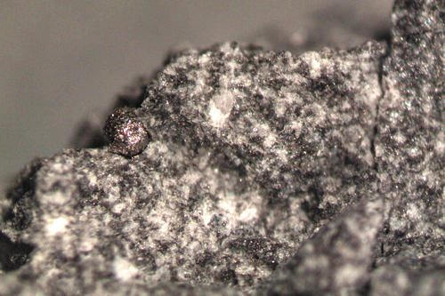 The tiny ball of ferrous metal that researchers from Freie Universität laid bare from within the moon rock debunks theories that the moon landing was a hoax.