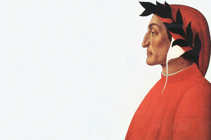 As famous as he ever was, even after 700 years: Italy’s national poet Dante Alighieri is depicted here in a painting by Sandro Botticelli.