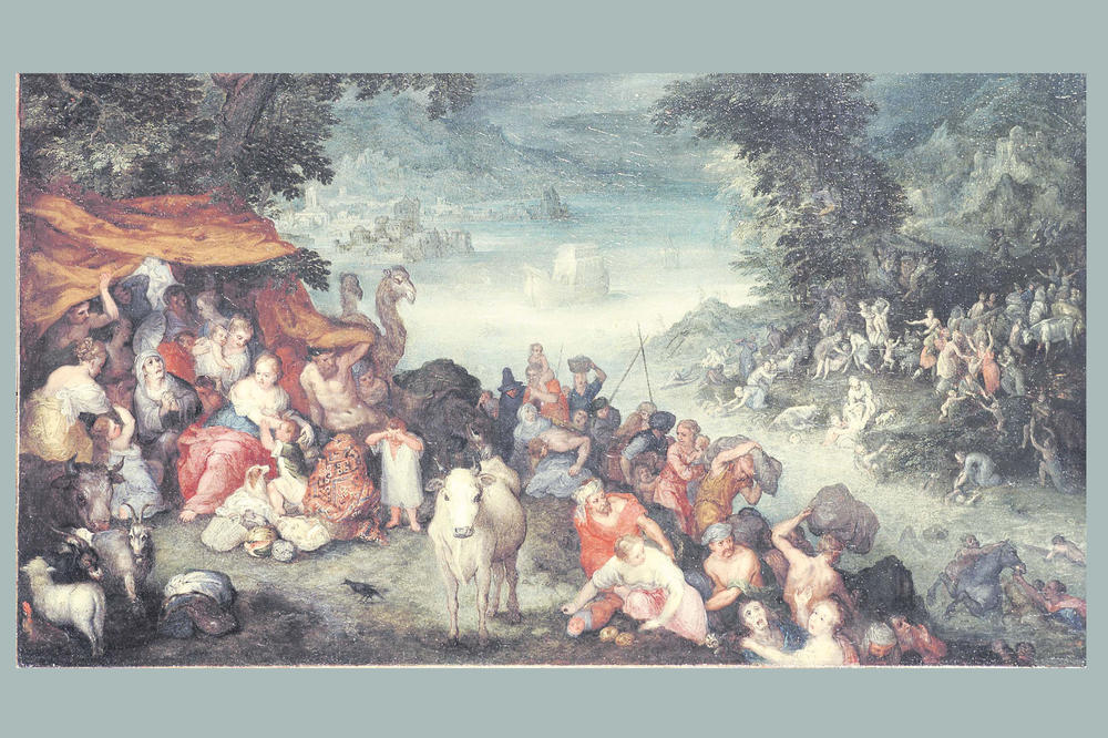 The Flood and Noah’s Ark. The story of Atrahasis is significantly older than the biblical tale, shown here in a painting by Jan Brueghel the Elder (1568–1625).