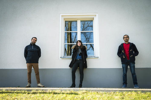 Communicating effectively in a foreign language is not easy, but Arthur O'Connor (left), Vera Scholvin (middle), and Paras Mehta (right) are developing an app that makes learning proper pronunciation simple and engaging.