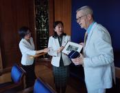 Admiring Chinese Watercolor Art