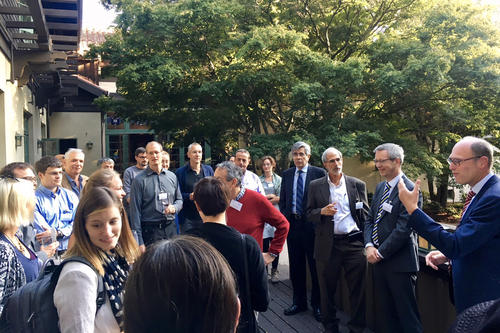 The alumni meeting at the UC Berkeley Faculty Club.