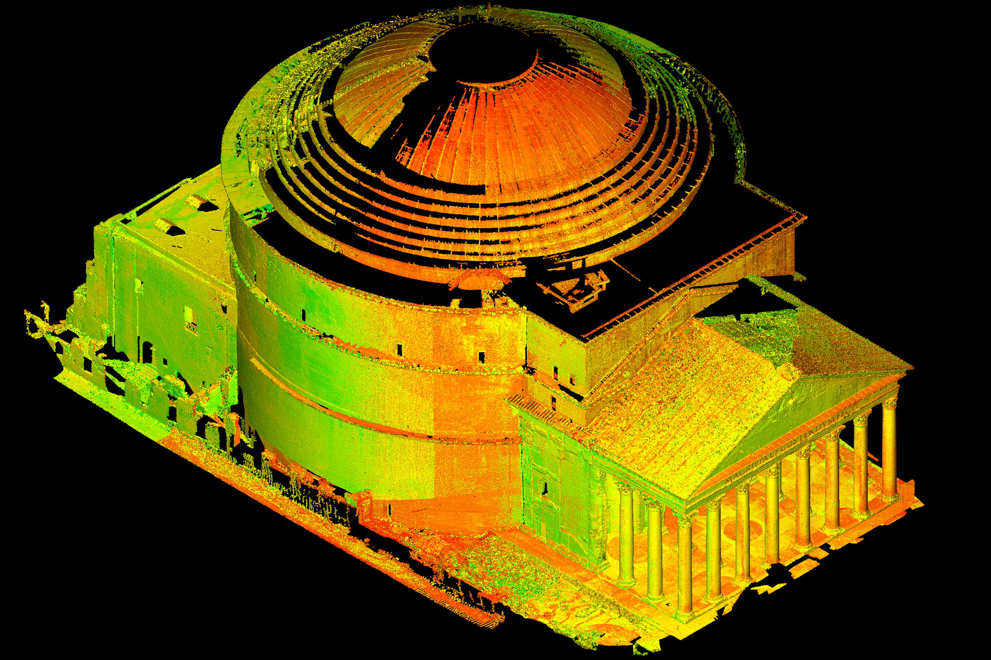 The Pantheon in Rome in a digital collection of the publication platform "Edition Topoi."