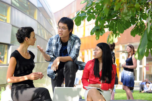 Students on Campus