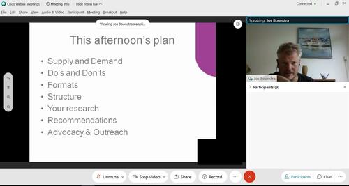 Presentation by Jos Boonstra
